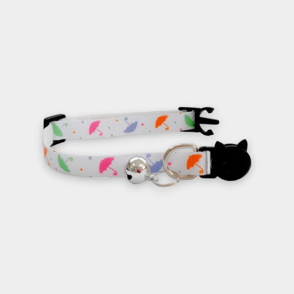 Umbrella Print Cat Collar